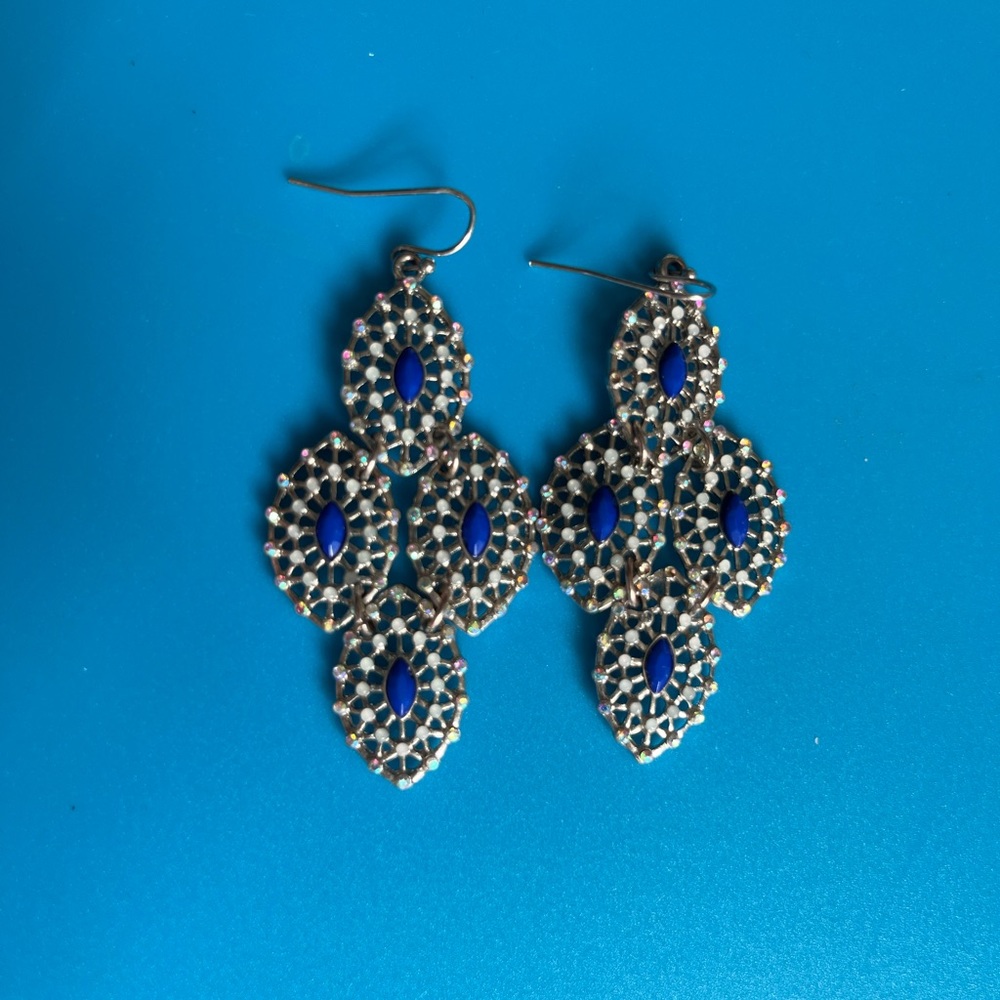 Blue Earrings